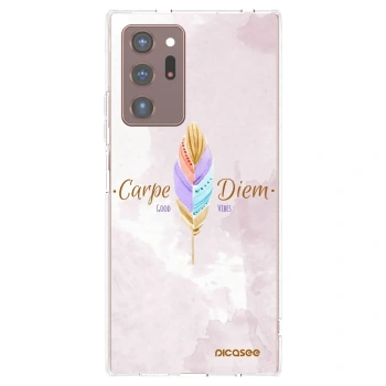 Picasee silikonska prozirna maskica za Samsung Galaxy Note 20 Ultra - Carpe Diem