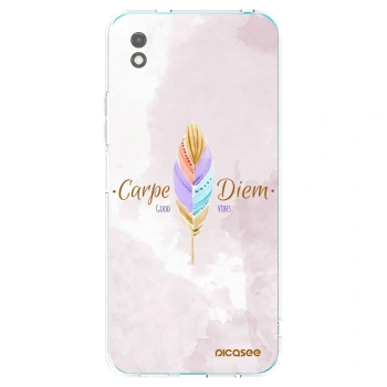 Picasee crna silikonska maskica za Xiaomi Redmi 9A - Carpe Diem
