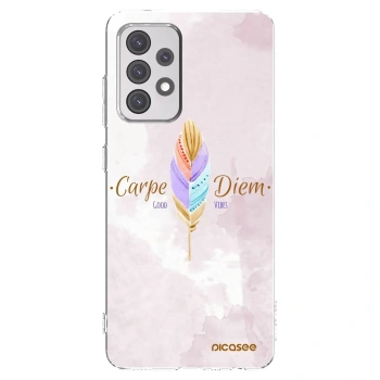 Picasee silikonska prozirna maskica za Samsung Galaxy A52 5G A525F - Carpe Diem