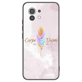 Picasee crna silikonska maskica za Xiaomi Mi 11 - Carpe Diem