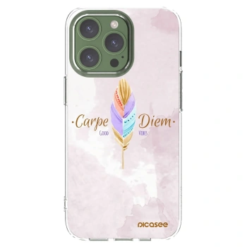 Picasee silikonska prozirna maskica za Apple iPhone 13 Pro - Carpe Diem
