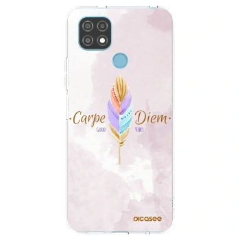Picasee silikonska prozirna maskica za Realme C21 - Carpe Diem