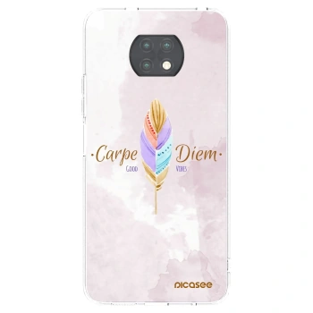Picasee silikonska prozirna maskica za Xiaomi Redmi Note 9T - Carpe Diem