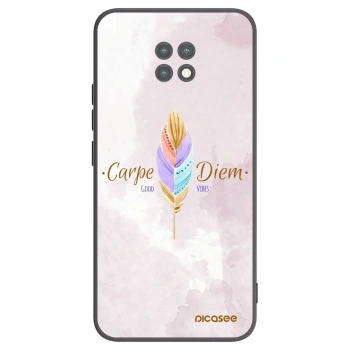 Picasee crna silikonska maskica za Xiaomi Redmi Note 9T - Carpe Diem