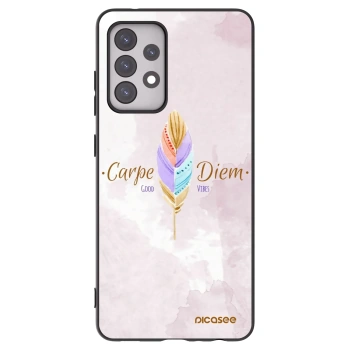Picasee crna silikonska maskica za Samsung Galaxy A52s 5G A528B - Carpe Diem