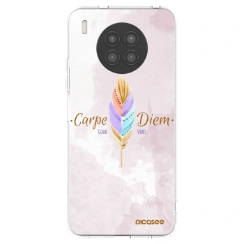 Picasee silikonska prozirna maskica za Huawei Nova 8i - Carpe Diem