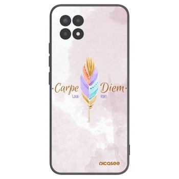 Picasee crna silikonska maskica za Realme 8i - Carpe Diem