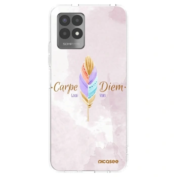 Picasee silikonska prozirna maskica za Realme 8i - Carpe Diem