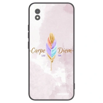 Picasee crna silikonska maskica za Realme C11 (2021) - Carpe Diem