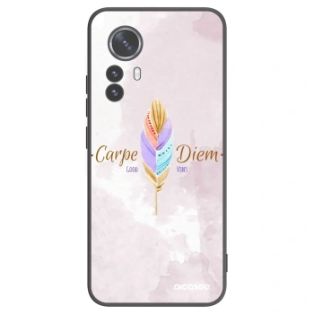 Picasee crna silikonska maskica za Xiaomi 12 Pro - Carpe Diem