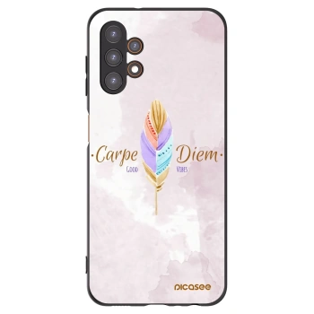 Picasee crna silikonska maskica za Samsung Galaxy A13 4G A135 - Carpe Diem