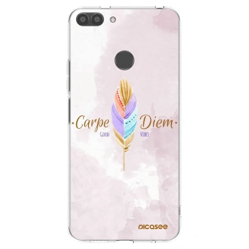 Picasee silikonska prozirna maskica za Huawei P Smart - Carpe Diem