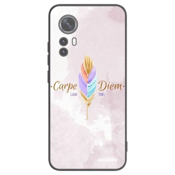 Picasee crna silikonska maskica za Xiaomi 12X - Carpe Diem