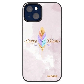 Picasee crna silikonska maskica za Apple iPhone 14 - Carpe Diem