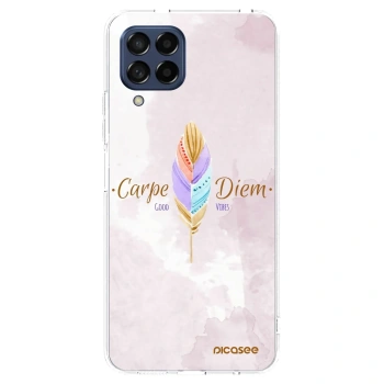 Picasee silikonska prozirna maskica za Samsung Galaxy M53 5G - Carpe Diem