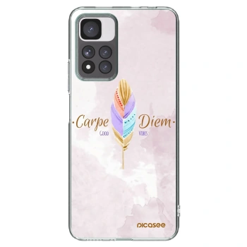 Picasee silikonska prozirna maskica za Xiaomi Redmi Note 11 Pro+ 5G - Carpe Diem