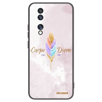 Picasee crna silikonska maskica za Honor 70 - Carpe Diem