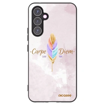 Picasee crna silikonska maskica za Samsung Galaxy A54 5G A546B - Carpe Diem