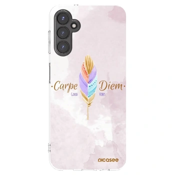 Picasee silikonska prozirna maskica za Samsung Galaxy A14 5G A146P - Carpe Diem