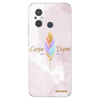 Picasee silikonska prozirna maskica za Xiaomi Redmi 12C - Carpe Diem