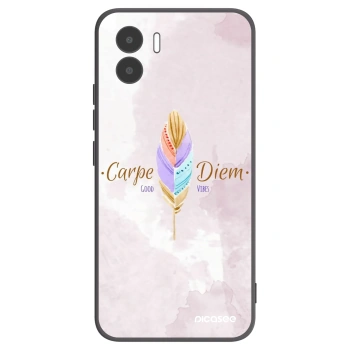 Picasee crna silikonska maskica za Xiaomi Redmi A2 - Carpe Diem