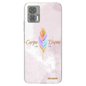 Picasee silikonska prozirna maskica za Motorola Edge 30 Neo - Carpe Diem