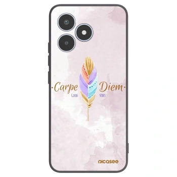 Picasee crna silikonska maskica za Realme C53 - Carpe Diem