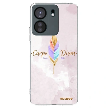 Picasee silikonska prozirna maskica za Xiaomi Redmi 13C 4G - Carpe Diem