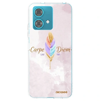 Picasee silikonska prozirna maskica za Motorola Edge 40 Neo - Carpe Diem