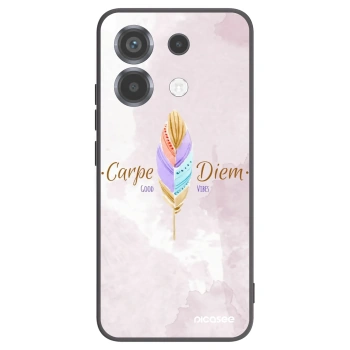 Picasee crna silikonska maskica za Xiaomi Poco X6 - Carpe Diem