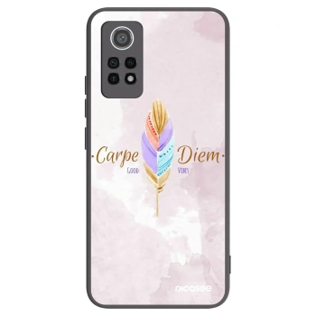 Picasee crna silikonska maskica za Xiaomi Redmi Note 12 Pro 4G - Carpe Diem