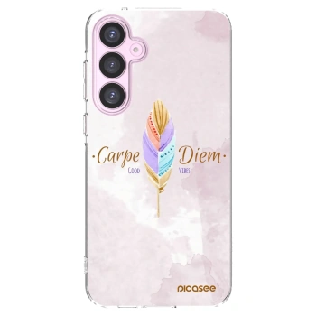 Picasee silikonska prozirna maskica za Samsung Galaxy A55 5G A556B - Carpe Diem