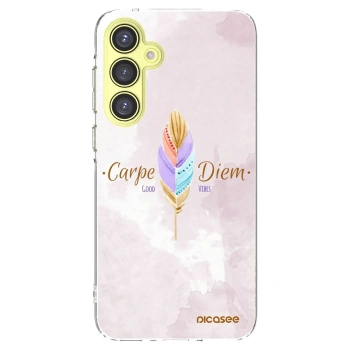 Picasee silikonska prozirna maskica za Samsung Galaxy A35 5G A356B - Carpe Diem
