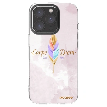 Picasee silikonska prozirna maskica za Apple iPhone 16 Pro - Carpe Diem