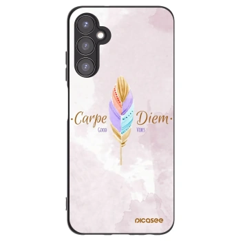 Picasee crna silikonska maskica za Samsung Galaxy A05s A057G - Carpe Diem