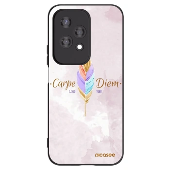 Picasee crna silikonska maskica za Honor 200 Lite - Carpe Diem