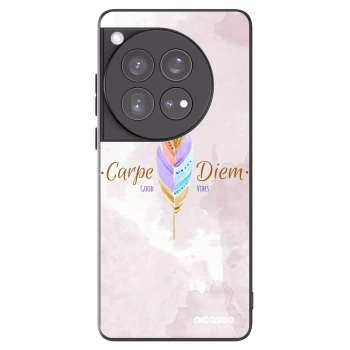 Picasee crna silikonska maskica za OnePlus 12 5G - Carpe Diem
