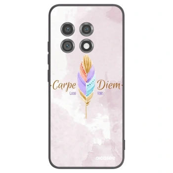 Picasee crna silikonska maskica za OnePlus 11 5G - Carpe Diem