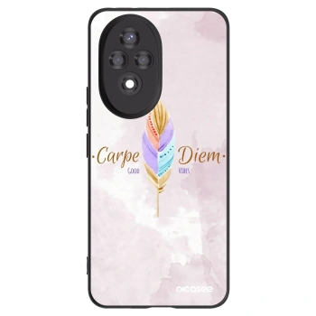 Picasee crna silikonska maskica za Honor 200 Pro 5G - Carpe Diem