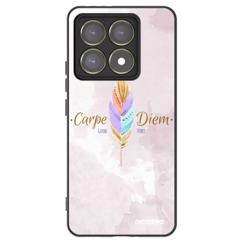 Picasee crna silikonska maskica za Xiaomi 14T - Carpe Diem