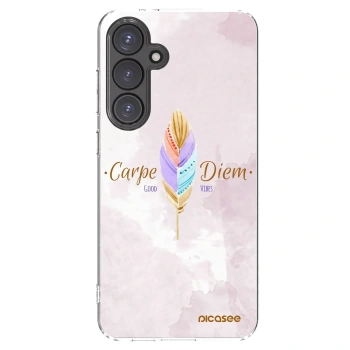 Picasee silikonska prozirna maskica za Samsung Galaxy S24 FE S721B - Carpe Diem