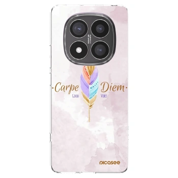 Picasee silikonska prozirna maskica za Xiaomi Redmi Note 14 Pro+ 5G - Carpe Diem