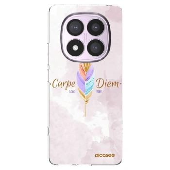 Picasee silikonska prozirna maskica za Xiaomi Redmi Note 14 Pro 5G - Carpe Diem