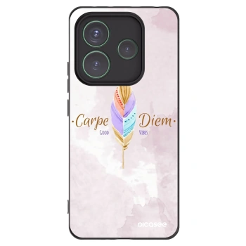 Picasee crna silikonska maskica za Xiaomi Redmi Note 14 5G - Carpe Diem