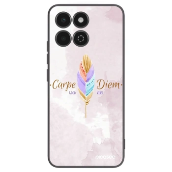Picasee crna silikonska maskica za Honor 200 Smart 5G - Carpe Diem