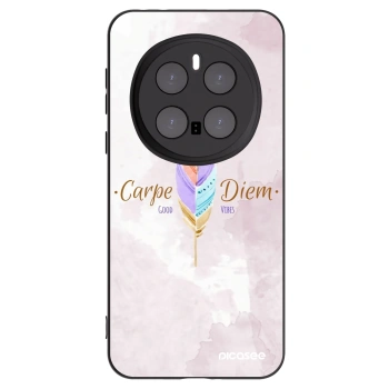 Picasee crna silikonska maskica za Honor Magic7 Pro 5G - Carpe Diem