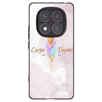 Picasee crna silikonska maskica za Xiaomi Redmi Note 14 Pro 4G - Carpe Diem