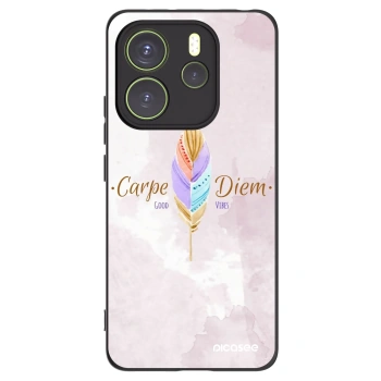 Picasee crna silikonska maskica za Xiaomi Redmi Note 14 4G - Carpe Diem