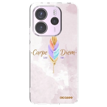 Picasee silikonska prozirna maskica za Xiaomi Redmi Note 14 4G - Carpe Diem