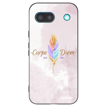 Picasee crna silikonska maskica za Google Pixel 8a - Carpe Diem